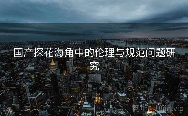 国产探花海角中的伦理与规范问题研究