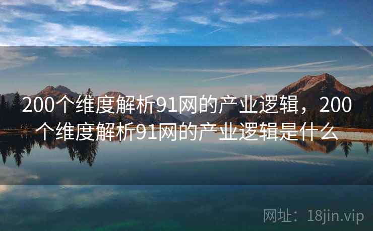 200个维度解析91网的产业逻辑，200个维度解析91网的产业逻辑是什么