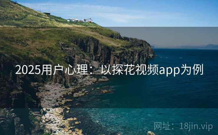 2025用户心理：以探花视频app为例