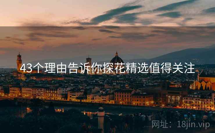 43个理由告诉你探花精选值得关注