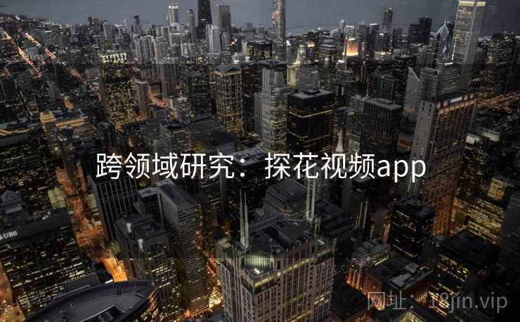 跨领域研究：探花视频app