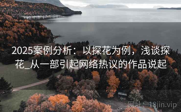 2025案例分析：以探花为例，浅谈探花_从一部引起网络热议的作品说起