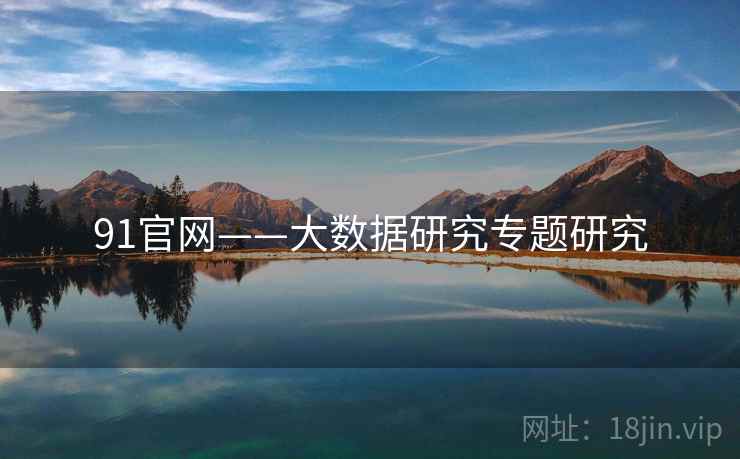 91官网——大数据研究专题研究