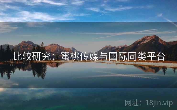 比较研究：蜜桃传媒与国际同类平台